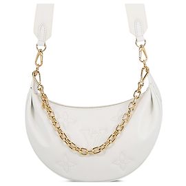 Sac Louis Vuitton Bubblegram Over The Moon en veau blanc