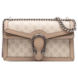 Gucci Beige Medium GG Supreme Dionysus Crossbody