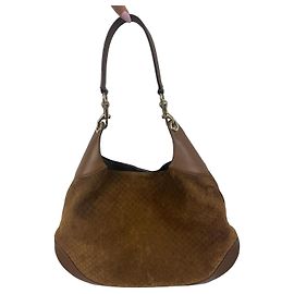 Sac Hobo Gucci Monogram en daim