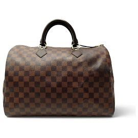 BOLSO DE MANO LOUIS VUITTON SPEEDY 35 TOILE DAMIER EBENE N40591 BROWN