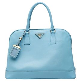 Prada Saffiano Handtasche mit Dreiecks-Logo