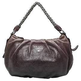 Prada Logo Chain One-Shoulder Bag