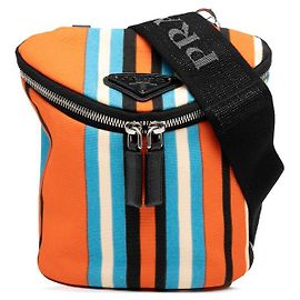 Bolsa Tiracolo Prada com Placa de Logotipo Triangular 2VH147