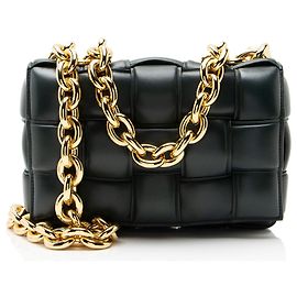 Borsa a tracolla maxi Cassette con catena in nappa Bottega Veneta