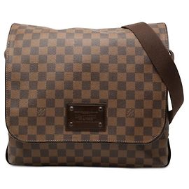 Borsa a tracolla Louis Vuitton Damier Brooklyn MM