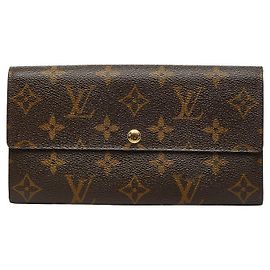 Louis Vuitton Portefeuille Sarah Monogram Fleurie