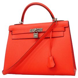 Hermès Bolsa Hermes Kelly 32 em Rose Jaipur