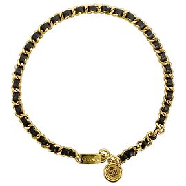Chanel Black Metal Chain Belt