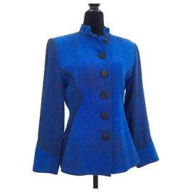 Yves Saint Laurent Giacca Variation Blu Elettrico