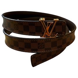 Louis Vuitton LV Initiales Belt Damier Ebene Wide