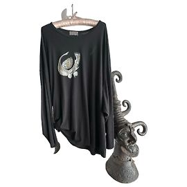 Yohji Yamamoto Camiseta 'Dragon' con estampado abstracto