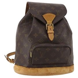 LOUIS VUITTON Monogram Montsouris MM Backpack M51136 LV Auth 197278