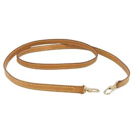 Alça de Ombro em Couro LOUIS VUITTON Nume 46.9'' Bege LV Auth 204232A