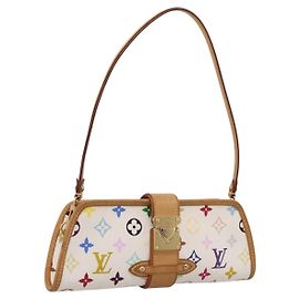 LOUIS VUITTON Monogram Multicolor Shirley Bag White M40049 LV Auth 204851V