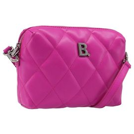 BALENCIAGA Touch Puffy Camera Bag XS Leder Lila Silber 616060 Auth BA15787V