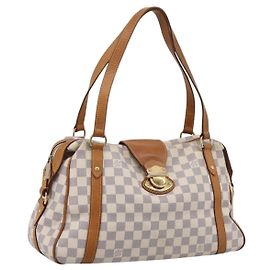 Borsa Tote LOUIS VUITTON Damier Azur Stresa PM M51188 LV Auth ka6251A