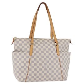LOUIS VUITTON Damier Azur Totally MM Tote Bag N51262 LV Auth 204356