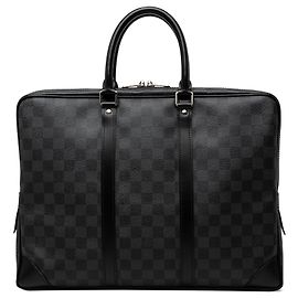 Borsa Business Louis Vuitton Damier Graphite Porte Documents Voyage PM Nera