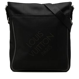 Black Louis Vuitton Damier Geant Compagnon Crossbody Bag