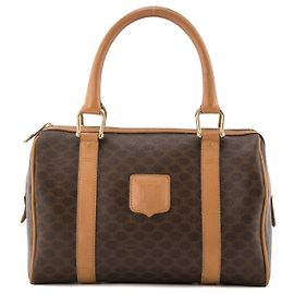 Céline CELINE - Bolso de mano Celine Boston 25 en lona monogramada vintage