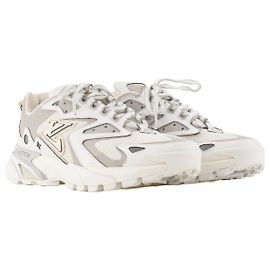 LOUIS VUITTON - Sneakers Runner Tatic Louis Vuitton in pelle e tela grigia e bianca (T41)