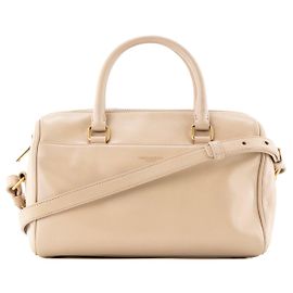 Autre Marque SAINT LAURENT - Borsa a tracolla Duffle Saint Laurent in pelle liscia beige