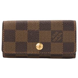 LOUIS VUITTON - Louis Vuitton 4 Key Pouch aus vintage damier ébène beschichtetem Canvas