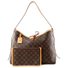 LOUIS VUITTON - Louis Vuitton CarryAll MM Shopper aus monogrammiertem beschichtetem Canvas