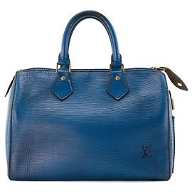 LOUIS VUITTON - Bolsa de mão Speedy 30
Louis Vuitton em couro Epi azul vintage