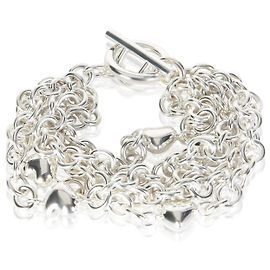 Pulsera de corazón de varias vueltas en plata esterlina Tiffany & Co.