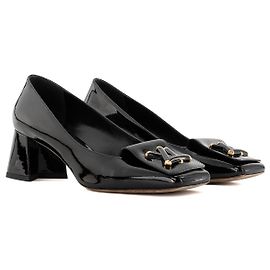 LOUIS VUITTON - Escarpins Shake Louis Vuitton en cuir verni noir (T37)