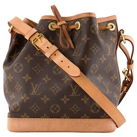 LOUIS VUITTON - Louis Vuitton Noé BB Schultertasche aus braunem monogrammiertem beschichtetem Canvas