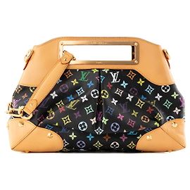 LOUIS VUITTON - Bolso de hombro Judy Louis Vuitton x Murakami en lona recubierta multicolor