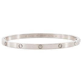 CARTIER - Love Armband Kleines Modell Cartier in Weißgold (T17)