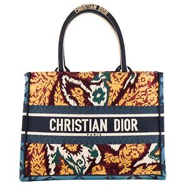 Autre Marque DIOR - Bolsa Book Tote média Dior em tela multicolorida