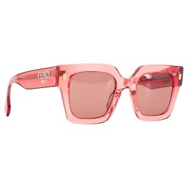 FENDI - Gafas de sol Fendi en acetato rosa