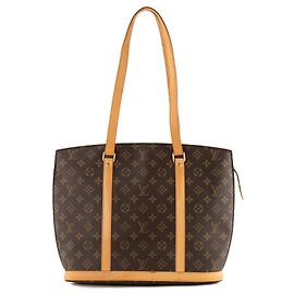 LOUIS VUITTON - Vintage Louis Vuitton Babylone Schultertasche aus beschichtetem Monogramm-Canvas