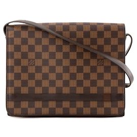 LOUIS VUITTON - Bolso de hombro Louis Vuitton Tribeca vintage en toile enduite damier ébène