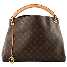 LOUIS VUITTON - Louis Vuitton Artsy MM Shopper aus monogrammiertem beschichtetem Canvas