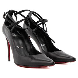 Christian Louboutin LOUBOUTINS - Décolleté Conclusive Louboutin in pelle liscia nera (T36,5)