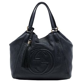 Borsa Tote Soho Cellarius Gucci in pelle nera, taglia Medium