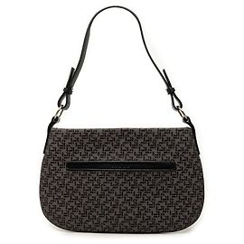 LOEWE Hobo-Bag aus bedruckter grauer Leinwand