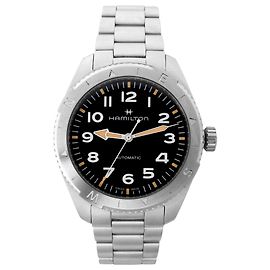 Autre Marque Orologio Hamilton Khaki Field SS AT H703150 con quadrante nero