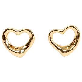 Tiffany & Co Boucles d'oreilles Tiffany Open Heart Jewelry 750(YG) 2.6g