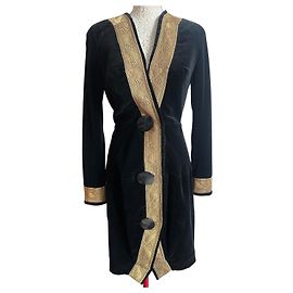 Vivienne Westwood London Vestido de Terciopelo Negro