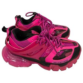 Sneakers Balenciaga Track Rosa e Nero