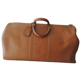 Louis Vuitton Keepall 55 Cuir Epi Gold