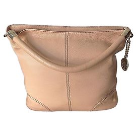 Bolso Lancel French Flair de cuero rosa palo
