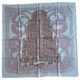 Hermès Carré en soie "Les Arbres de Babel"