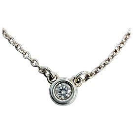 Autre Marque Collar con colgante solitario Tiffany & Co. Elsa Peretti Diamond By the Yard